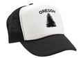 OREGON - us state salem portland beaver - Adult Trucker Cap Hat - Five Panel Retro Style TRUCKER Cap