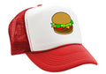 HAMBURGER - Five Panel Retro Style TRUCKER Cap