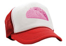 PINK TACO - funny joke gag prank sexy - Vintage Retro Style Trucker Cap Hat - Five Panel Retro Style TRUCKER Cap