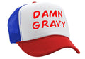 Damn Gravy - viral video - Vintage Retro Style Trucker Cap Hat - Five Panel Retro Style TRUCKER Cap