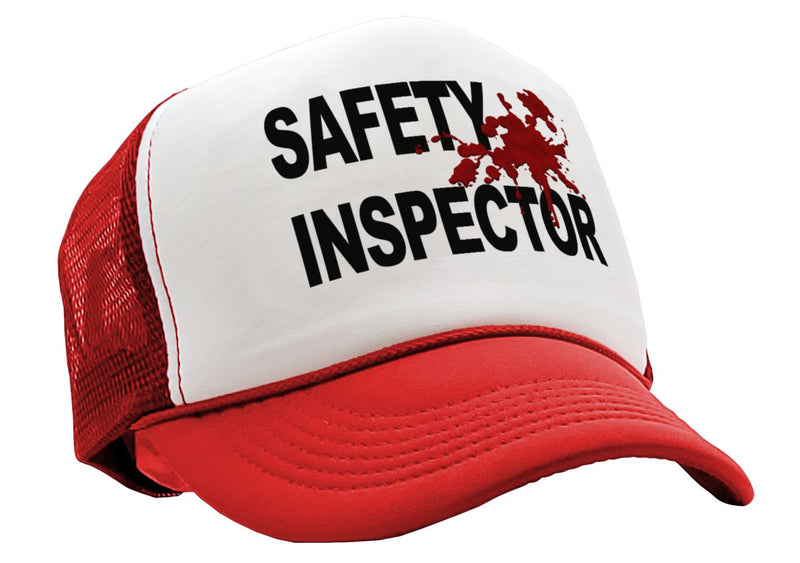 SAFETY INSPECTOR - Five Panel Retro Style TRUCKER Cap