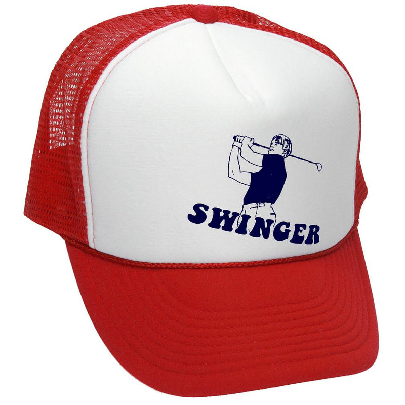Swinger Trucker Hat - Mesh Cap - Five Panel Retro Style TRUCKER Cap