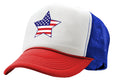 AMERICAN STAR - usa patriot america 4th - Vintage Retro Style Trucker Cap Hat - Five Panel Retro Style TRUCKER Capd