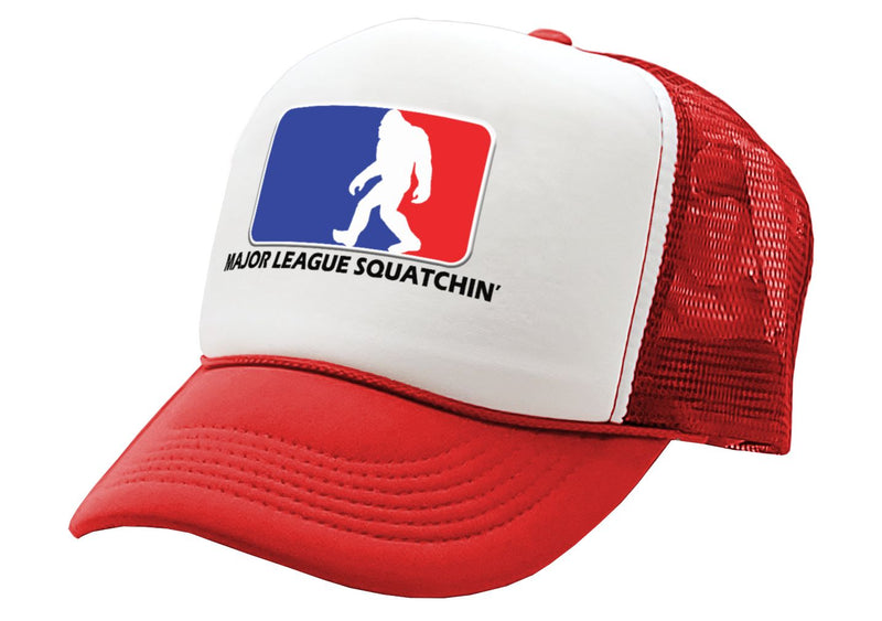 MAJOR LEAGUE SQUATCHIN' - Five Panel Retro Style TRUCKER Cap