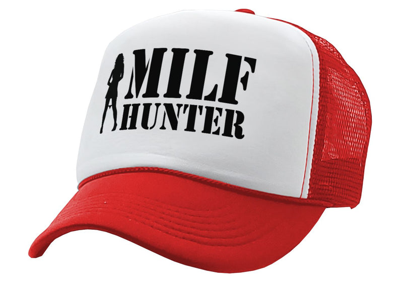 MILF HUNTER - Five Panel Retro Style TRUCKER Cap