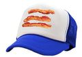 BACON - delicious breakfast ham - Vintage Retro Style Trucker Cap Hat - Five Panel Retro Style TRUCKER Cap