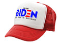 OK FINE - Biden - But This Is BULLSHIT - Five Panel Retro Style TRUCKER Cap