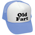 OLD FART - funny over the hill joke gag - Vintage Retro Style Trucker Cap Hat - Five Panel Retro Style TRUCKER Cap