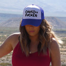 COUSIN F___ER - Five Panel Retro Style TRUCKER Cap