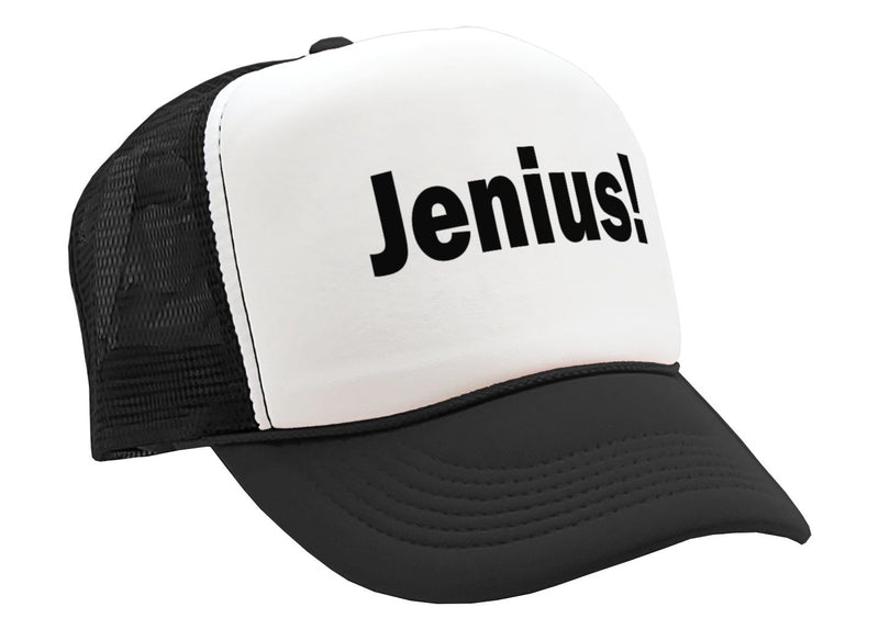 JENIUS! - Five Panel Retro Style TRUCKER Cap