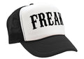 FREAK - sexy party college frat - Vintage Retro Style Trucker Cap Hat - Five Panel Retro Style TRUCKER Cap