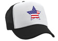 AMERICAN STAR - usa patriot america 4th - Vintage Retro Style Trucker Cap Hat - Five Panel Retro Style TRUCKER Capd