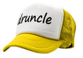 DRUNCLE - drunk uncle fathers day funny gag - Vintage Retro Style Trucker Cap Hat - Five Panel Retro Style TRUCKER Cap