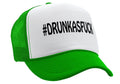 #DRUNKASFUCK - Vintage Retro Style Trucker Cap Hat - Five Panel Retro Style TRUCKER Cap