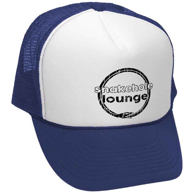 The Snakehole Lounge Trucker Hat - Five Panel Retro Style TRUCKER Cap