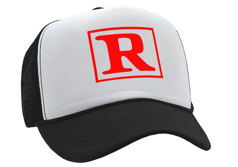 RATED R - Five Panel Retro Style TRUCKER Cap