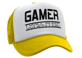 GAMER - I will SLEEP when I DIE - gaming - Vintage Retro Style Trucker Cap Hat - Five Panel Retro Style TRUCKER Cap