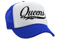 QUEENS - nyc new york city borough brooklyn - Vintage Retro Style Trucker Cap Hat - Five Panel Retro Style TRUCKER Cap