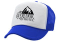 OVERLOOK HOTEL - scary movie horror film - Vintage Retro Style Trucker Cap Hat - Five Panel Retro Style TRUCKER Cap