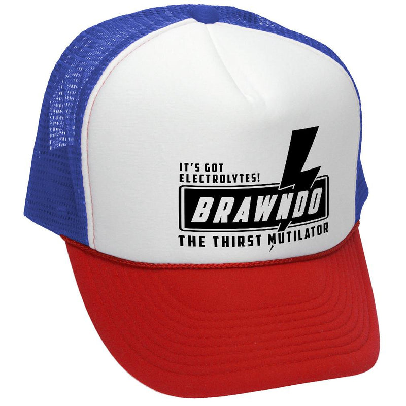Brawndo Trucker Hat - Mesh Cap - Five Panel Retro Style TRUCKER Cap