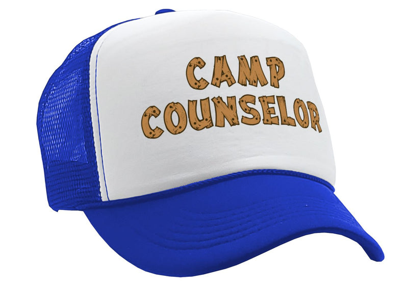 CAMP COUNSELOR - nature wilderness guide tourist - Unisex Adult Trucker Cap Hat - Five Panel Retro Style TRUCKER Cap