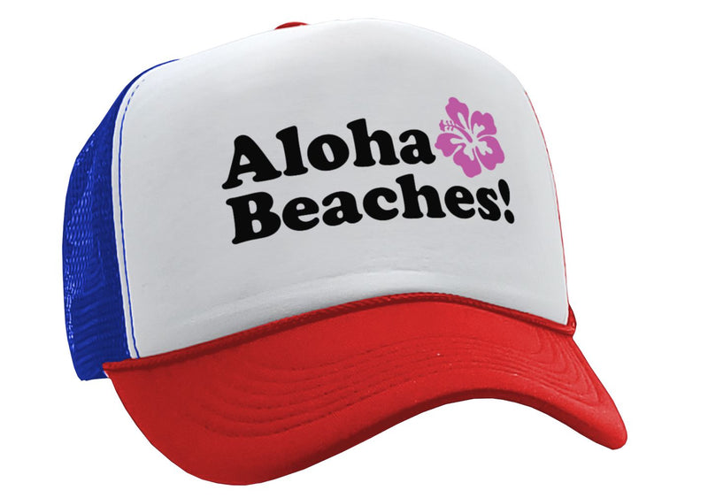 Aloha Beaches - Five Panel Retro Style TRUCKER Cap