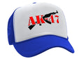 AK-47 - Assault Rifle - Five Panel Retro Style TRUCKER Cap