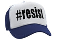 RESIST - hashtag resistance movement fight - Vintage Retro Style Trucker Cap Hat - Five Panel Retro Style TRUCKER Cap