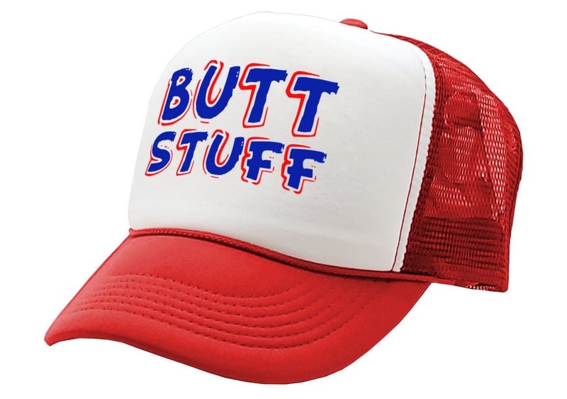 BUTT STUFF - Five Panel Retro Style TRUCKER Cap