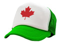 CANADIAN MAPLE LEAF - O Canada patriot pride - Vintage Retro Style Trucker Cap Hat - Five Panel Retro Style TRUCKER Cap