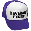 BEVERAGE EXPERT - beer wine liquor party - Vintage Retro Style Trucker Cap Hat - Five Panel Retro Style TRUCKER Cap