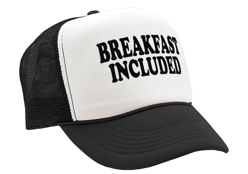 BREAKFAST INCLUDED - Five Panel Retro Style TRUCKER Cap