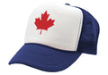 CANADIAN MAPLE LEAF - O Canada patriot pride - Vintage Retro Style Trucker Cap Hat - Five Panel Retro Style TRUCKER Cap