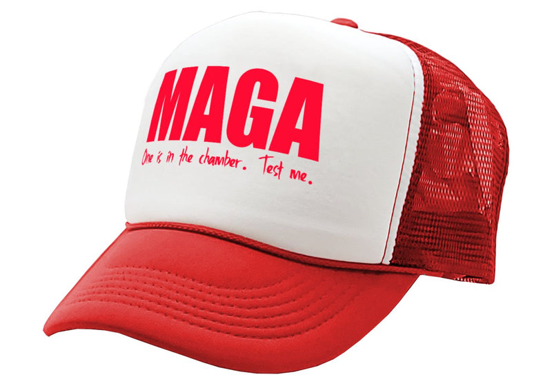 MAGA - One is in the chamber - Five Panel Retro Style TRUCKER Cap