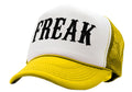 FREAK - sexy party college frat - Vintage Retro Style Trucker Cap Hat - Five Panel Retro Style TRUCKER Cap