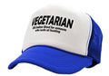 VEGETARIAN - BAD HUNTER - Five Panel Retro Style TRUCKER Cap