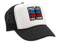 Pro God Life Gun - Vintage Retro Style Trucker Cap Hat - Five Panel Retro Style TRUCKER Cap