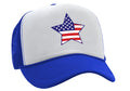 AMERICAN STAR - usa patriot america 4th - Vintage Retro Style Trucker Cap Hat - Five Panel Retro Style TRUCKER Capd