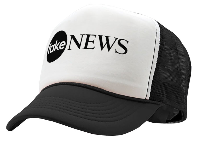 FAKE NEWS - media donald trump for president 24 - Vintage Retro Style Trucker Cap Hat