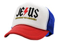 JESUS - HIGHWAY to HEAVEN - Five Panel Retro Style TRUCKER Cap