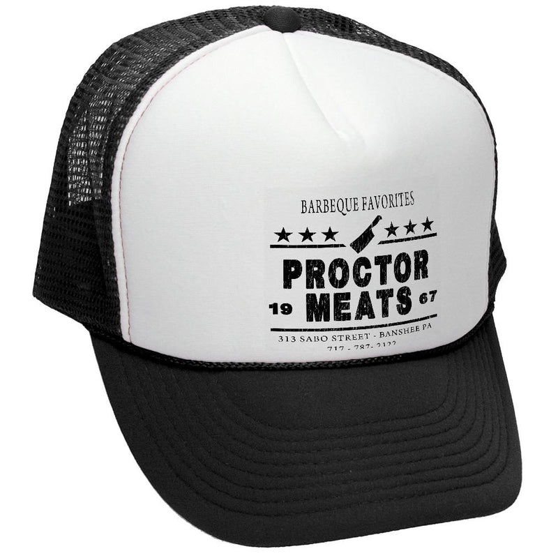Procter Meats Company Trucker Hat - Five Panel Retro Style TRUCKER Cap