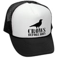 Crows Before Hoes Trucker Hat - Mesh Cap - Five Panel Retro Style TRUCKER Cap