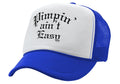 PIMPIN AIN'T EASY - hip hop rap music - Vintage Retro Style Trucker Cap Hat - Five Panel Retro Style TRUCKER Cap