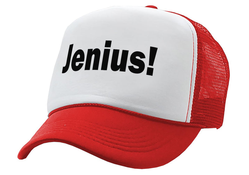 JENIUS! - Five Panel Retro Style TRUCKER Cap