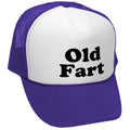 OLD FART - funny over the hill joke gag - Vintage Retro Style Trucker Cap Hat - Five Panel Retro Style TRUCKER Cap