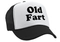 OLD FART - funny over the hill joke gag - Vintage Retro Style Trucker Cap Hat - Five Panel Retro Style TRUCKER Cap