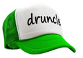 DRUNCLE - drunk uncle fathers day funny gag - Vintage Retro Style Trucker Cap Hat - Five Panel Retro Style TRUCKER Cap