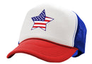 AMERICAN STAR - usa patriot america 4th - Vintage Retro Style Trucker Cap Hat - Five Panel Retro Style TRUCKER Capd