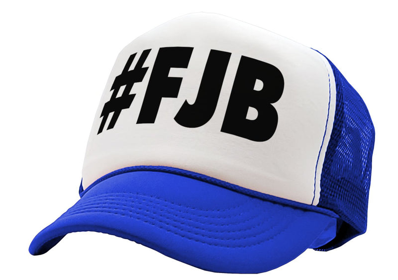 #FJB Fuck Joe Biden - college football chant - Vintage Retro Style Trucker Cap Hat - Five Panel Retro Style TRUCKER Cap